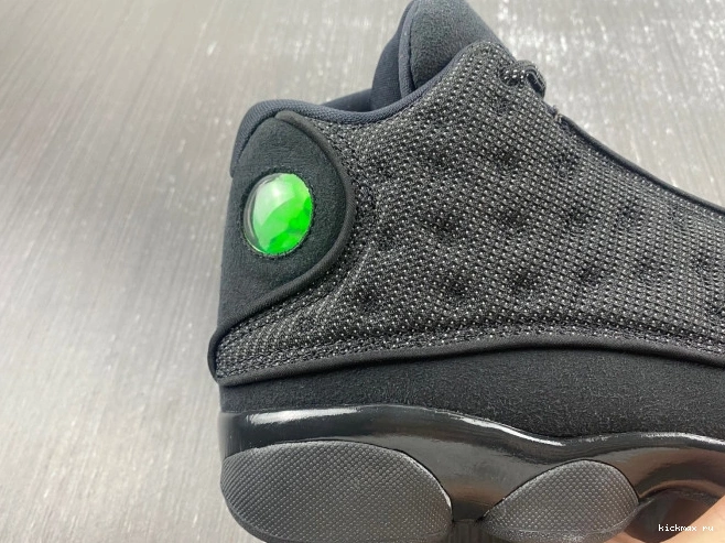 Rep Jordan 13 Air Black Retro Cat 414571-011 0708